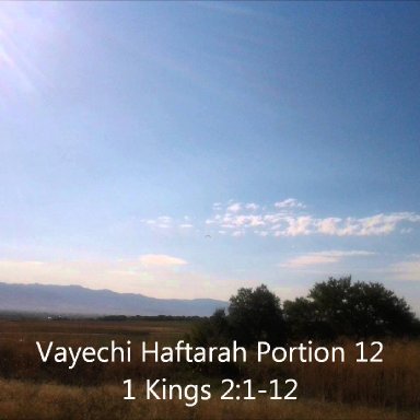 T12 - Haftarah - 1 Kings 2:1-12